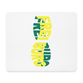 Freiburg Germany City Skyline Font Colorful - Mouse Pad (horizontal) - white - Front
