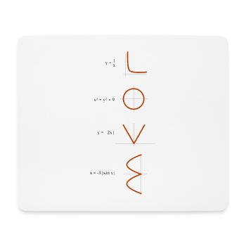 All you need is love - Mouse Pad (horizontal) - white - Front