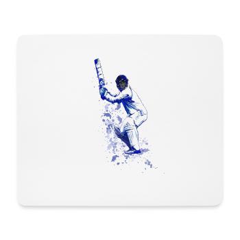 CRICKET - BATSMAN - Tapis de souris (format paysage) - blanc - Devant