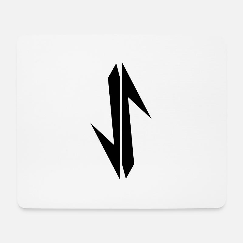 zeichen - Mousepad (Querformat) - Weiß