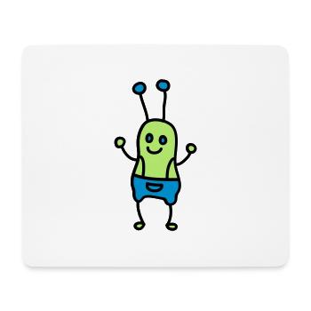 Süß Insekt / Alien 3 - Mousepad (Querformat) - Weiß - Vorne