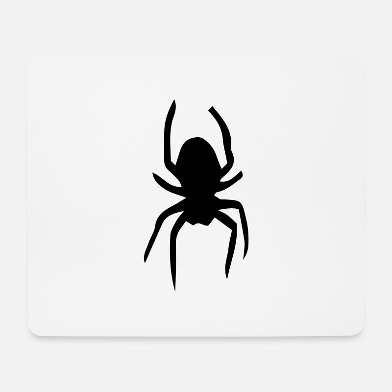 Spinne - Mousepad (Querformat) - Weiß