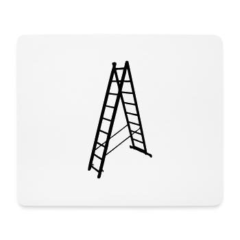 Leiter - Mousepad (Querformat) - Weiß - Vorne