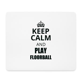 Floorball - Mouse Pad (horizontal) - white - Front