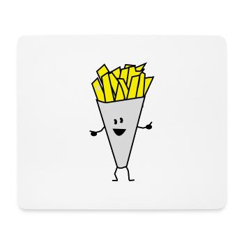 french fries - Mousepad (Querformat) - Weiß - Vorne