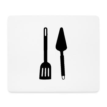 ustensiles de cuisine - Mousepad (Querformat) - Weiß - Vorne