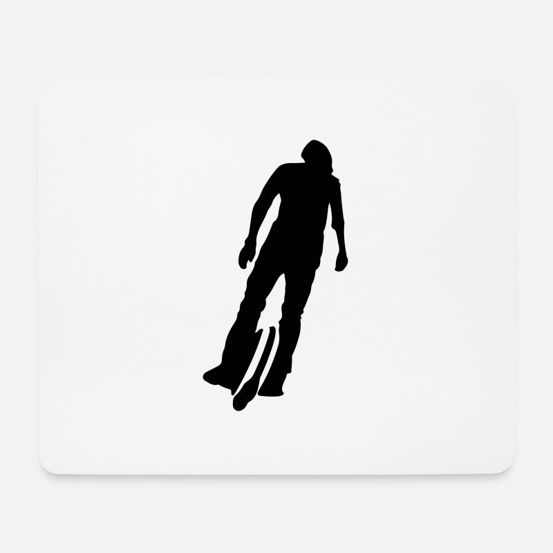 Monoroue - Tapis de souris (format paysage) - blanc