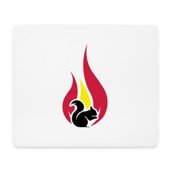 summer squirrel - Mousepad (Querformat) - Weiß - Vorne