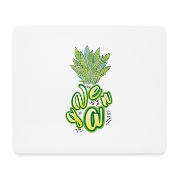 Idée de cadeau de végétarien végétarien - Tapis de souris (format paysage) - blanc - Devant