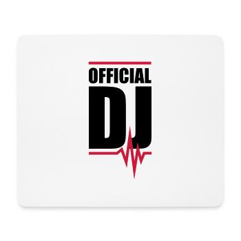 dj___f2 - Mousepad (Querformat) - Weiß - Vorne