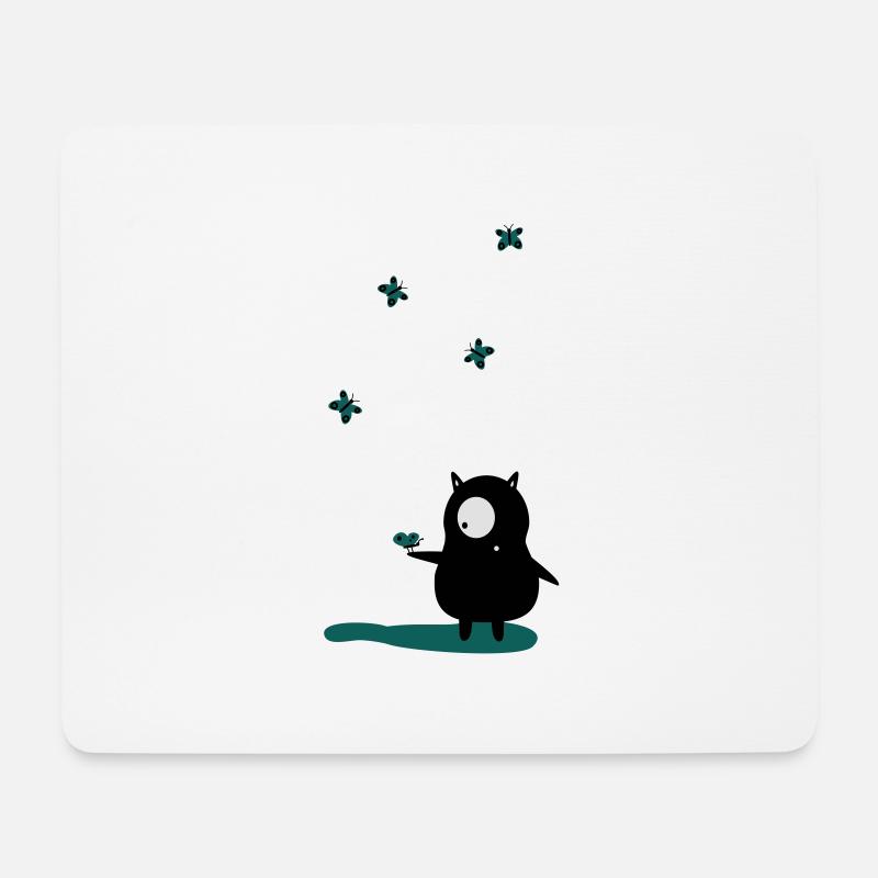 schmetterlinge - Mousepad (Querformat) - Weiß