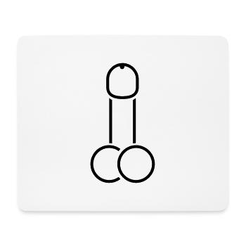 dick_design_r1 - Mouse Pad (horizontal) - white - Front