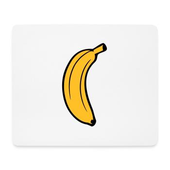 obst banane lecker gesund essen bananenschale krum - Mousepad (Querformat) - Weiß - Vorne