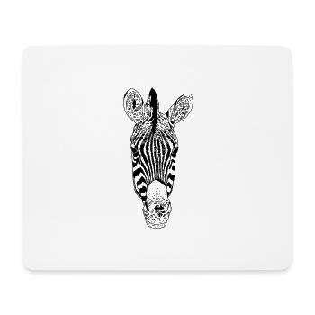 zebra - Mouse Pad (horizontal) - white - Front