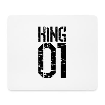 117 King 01 - Tapis de souris (format paysage) - blanc - Devant