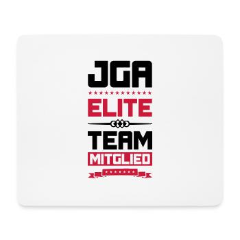 jga elite team - Mousepad (Querformat) - Weiß - Vorne