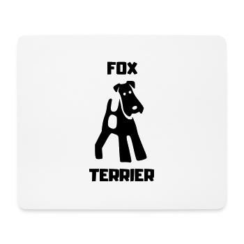 Fox Terrier TERRIER - Mouse Pad (horizontal) - white - Front