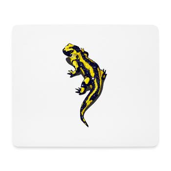 La nuit de la salamandre - Tapis de souris (format paysage) - blanc - Devant