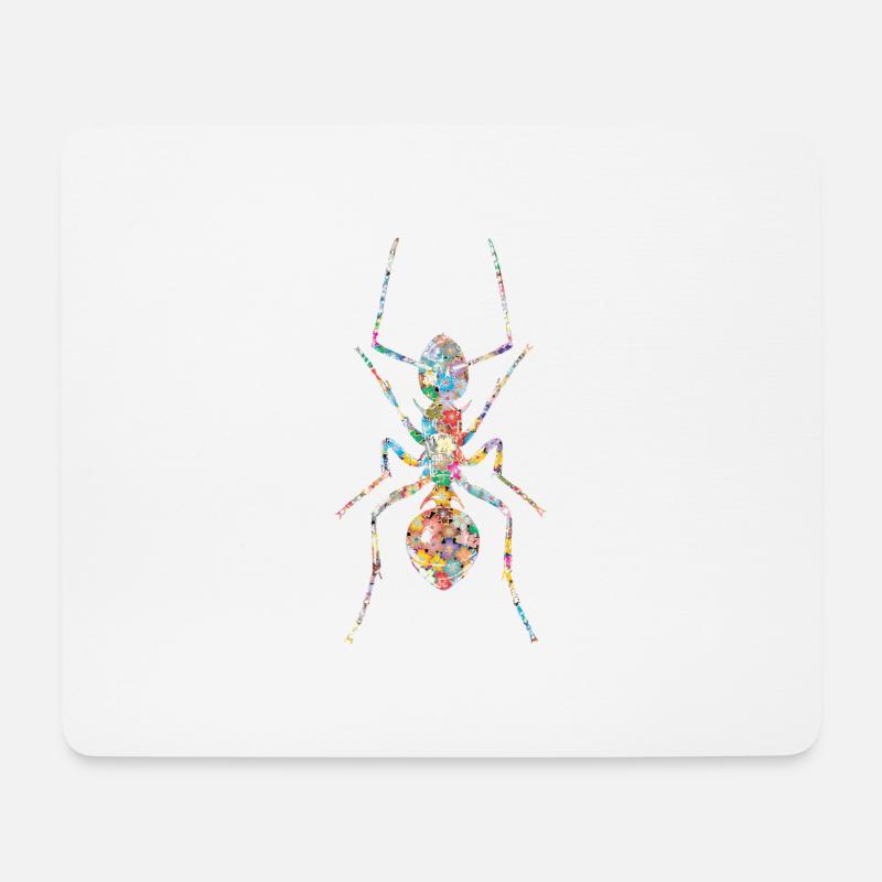 Ameise - Mousepad (Querformat) - Weiß