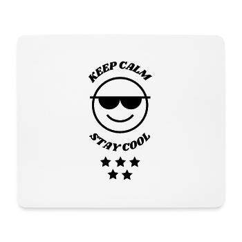Keep calm - Mousepad (Querformat) - Weiß - Vorne