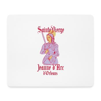 Vierge d’Orléans - Jeanne d Arc - Tapis de souris (format paysage) - blanc - Devant