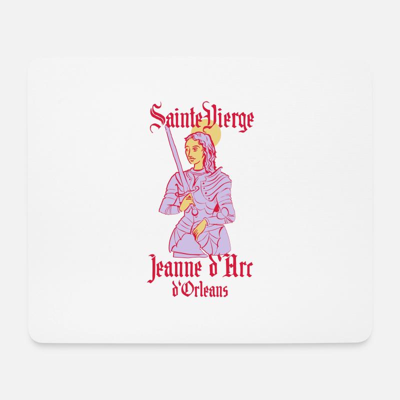 Jungfrau von Orleans - Jeanne d Arc - Mousepad (Querformat) - Weiß