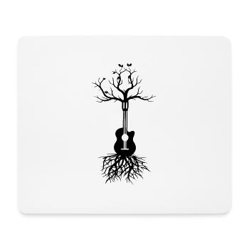 Rock & Roll Music Party Metal - Mousepad (Querformat) - Weiß - Vorne