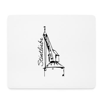 Lüneburger Stintliebe - Mousepad (Querformat) - Weiß - Vorne