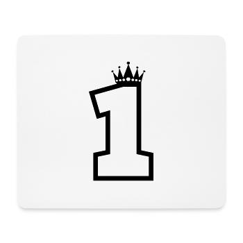 1 Krone - Mousepad (Querformat) - Weiß - Vorne