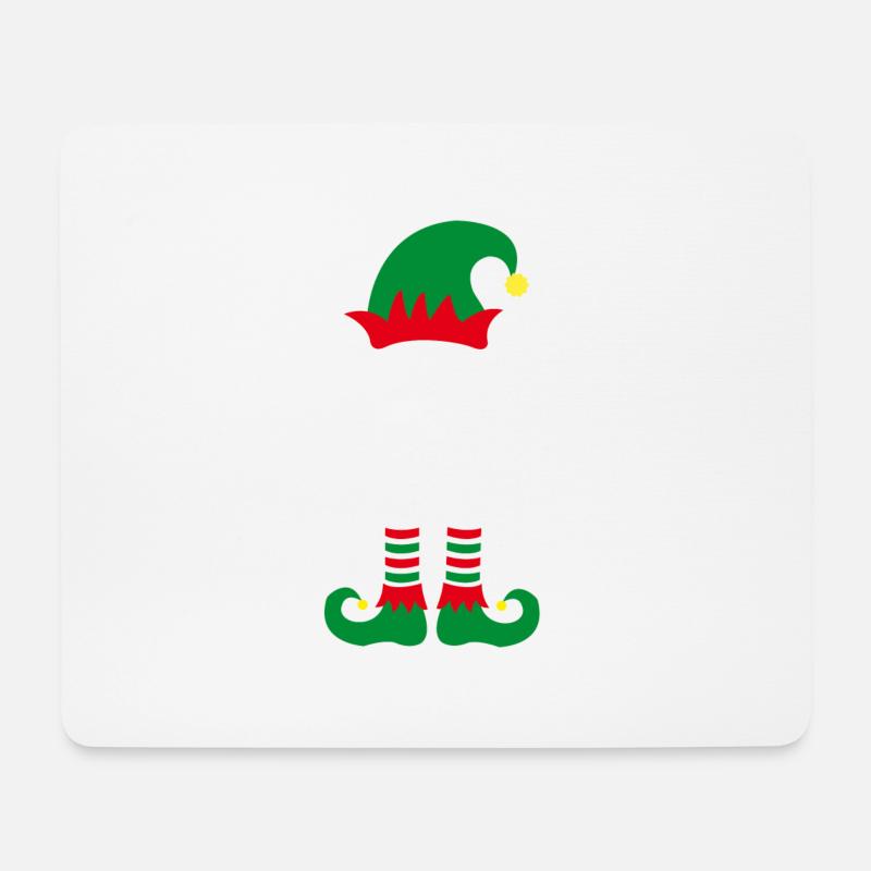 DER BÄCKER-ELF, DER KLEINE HELFER DES WEIHNACHTSMANNS Geschenk - Mousepad (Querformat) - Weiß