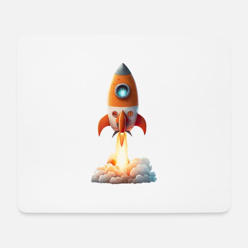 Rocket - Mouse Pad (horizontal) - white
