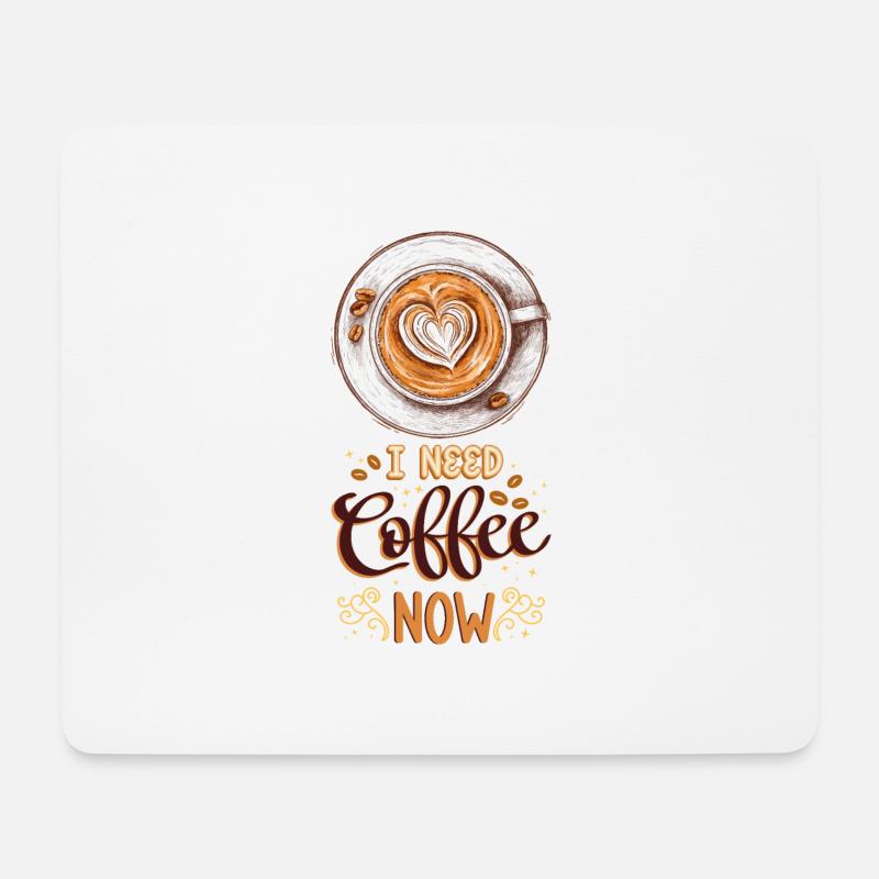 Kaffee Kaffeeliebhaber Kaffeetasse Barista Vintage - Mousepad (Querformat) - Weiß