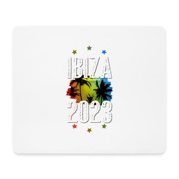 Ibiza 2023 - Tapis de souris (format paysage) - blanc - Devant