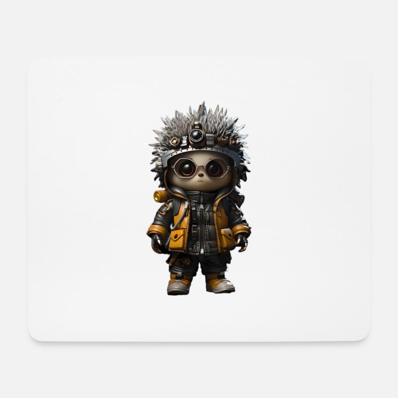 Mister Spike Cool - Mouse Pad (horizontal) - white