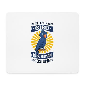 Parrot Parakeet - Mouse Pad (horizontal) - white - Front