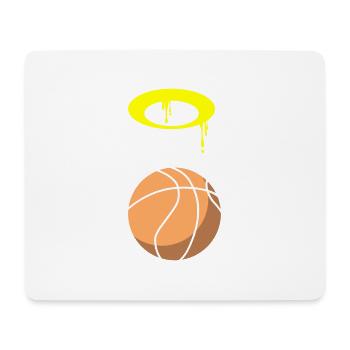 Basket-ball 5 0 03 - Tapis de souris (format paysage) - blanc - Devant