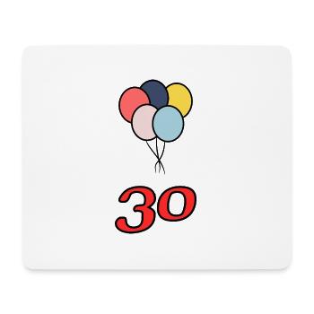 30. 30 YEARS. 30th ANNIVERSARY. 30 YEARS ANNIVERSARY. - Mouse Pad (horizontal) - white - Front