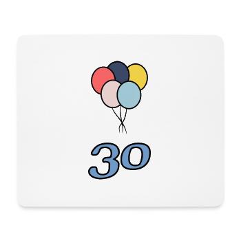 30. 30 YEARS. 30th ANNIVERSARY. 30 YEARS ANNIVERSARY. - Mouse Pad (horizontal) - white - Front