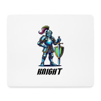 Bande dessinée Knight - Tapis de souris (format paysage) - blanc - Devant