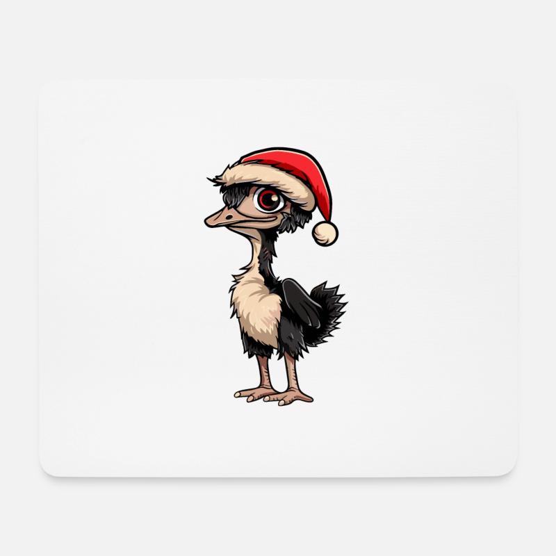 Strauß Weihnachten - Mousepad (Querformat) - Weiß
