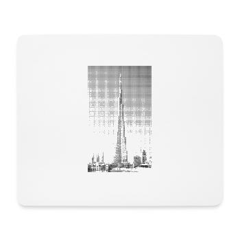 Dubai - Mousepad (Querformat) - Weiß - Vorne