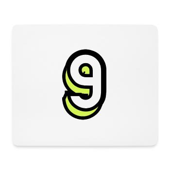 9. 9 YEARS. 9th ANNIVERSARY. BIRTHDAY 9 YEARS - Mouse Pad (horizontal) - white - Front