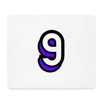 9. 9 YEARS. 9th ANNIVERSARY. BIRTHDAY 9 YEARS. 9 - Mouse Pad (horizontal) - white - Front
