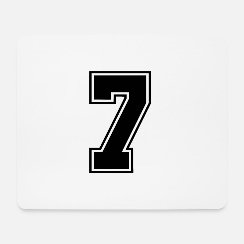 7 - Mousepad (Querformat) - Weiß