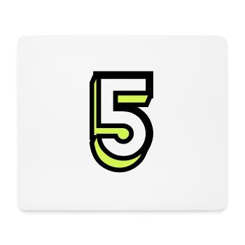 5 JAHRE. 5-JÄHRIGES JUBILÄUM. GEBURTSTAG 5 JAHRE. 5 - Mousepad (Querformat) - Weiß - Vorne