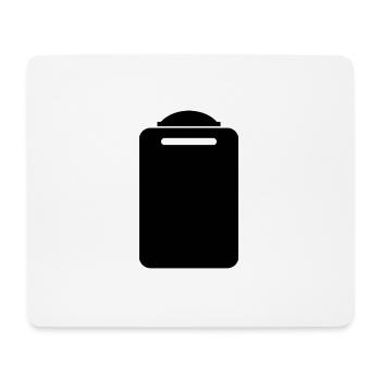 Chopping board - Mouse Pad (horizontal) - white - Front
