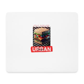 Cube Burger - Mouse Pad (horizontal) - white - Front