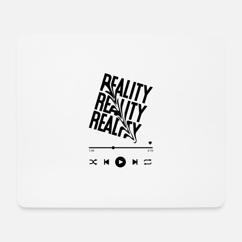 Music Design - Mousepad (Querformat) - Weiß