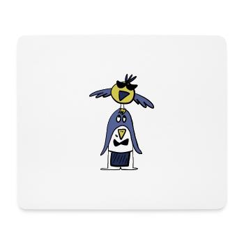 birds - Mouse Pad (horizontal) - white - Front