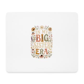 In My Big Sister Era Retro | Big Sister Gift - Mouse Pad (horizontal) - white - Front